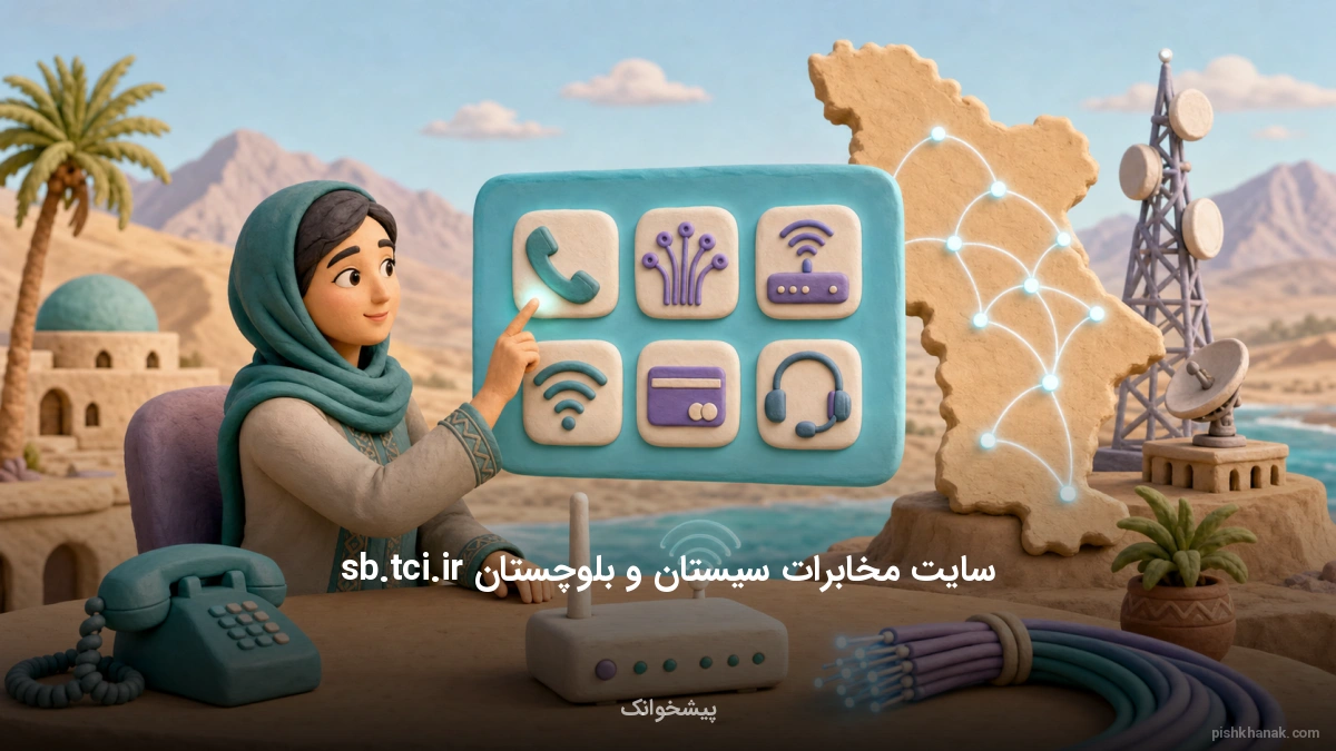 سایت مخابرات سیستان و بلوچستان sb.tci.ir | راهنمای خدمات