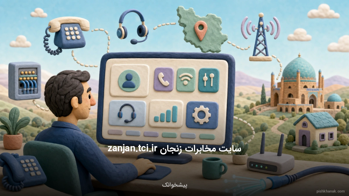 سایت مخابرات زنجان zanjan.tci.ir؛ خدمات و پرداخت قبض