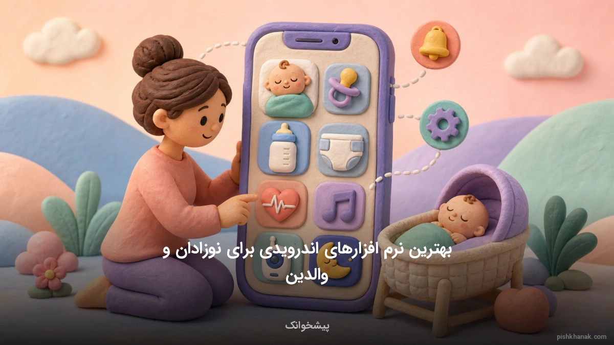 بهترین نرم‌افزارهای اندرویدی برای نوزادان و والدین