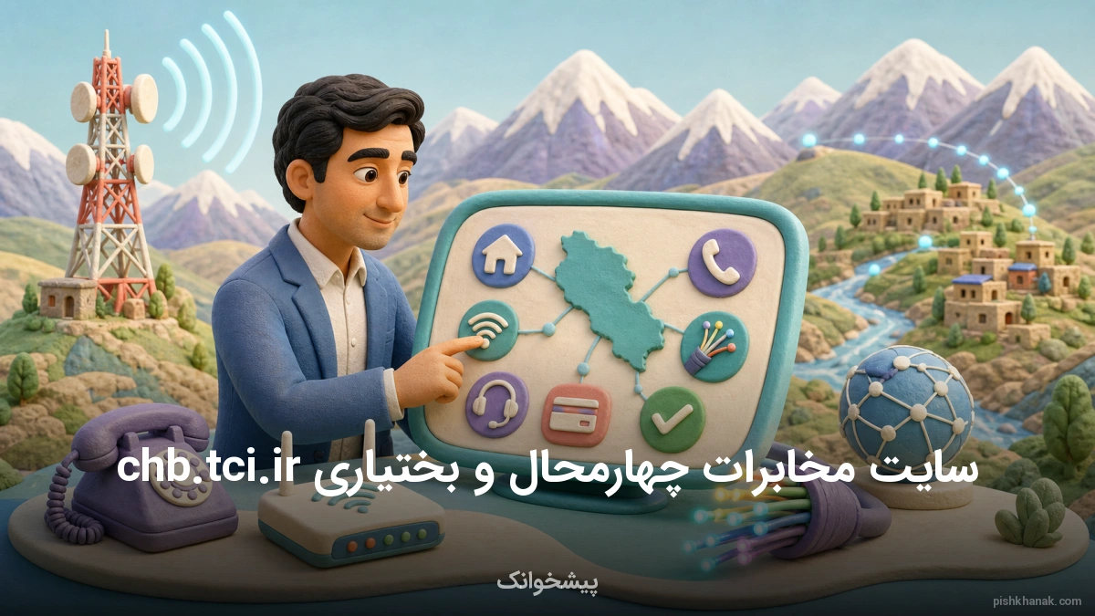 سایت مخابرات چهارمحال و بختیاری chb.tci.ir | راهنمای خدمات