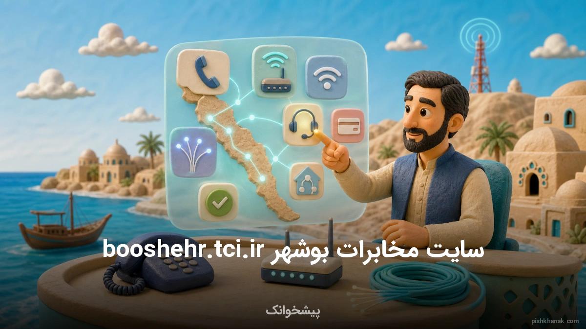 سایت مخابرات بوشهر booshehr.tci.ir؛ راهنمای جامع خدمات