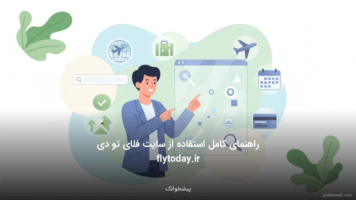 راهنمای کامل استفاده از سایت فلای تو دی flytoday.ir