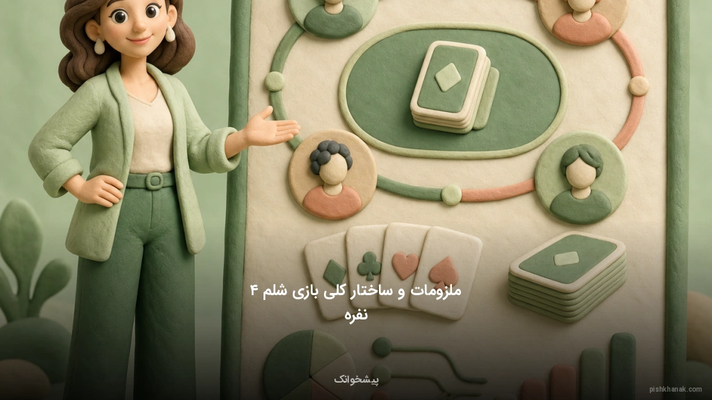 ملزومات و ساختار کلی بازی شلم ۴ نفره