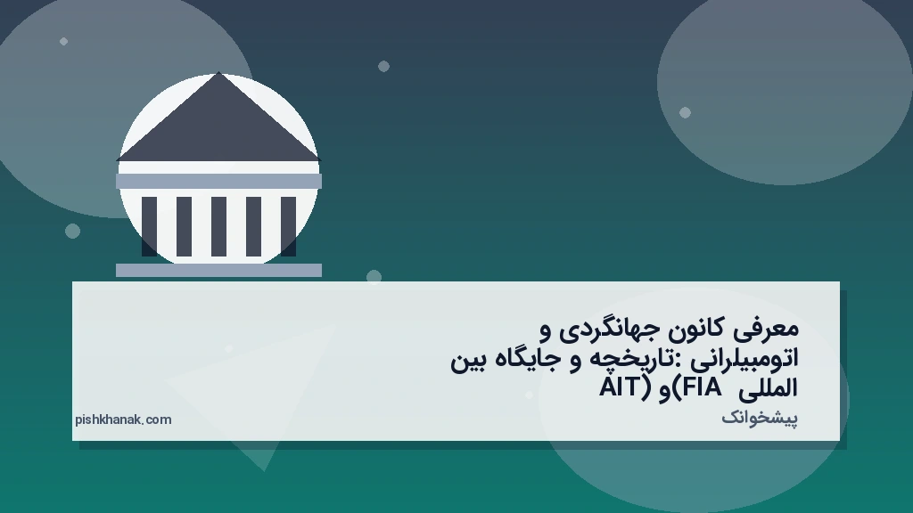 معرفی کانون جهانگردی و اتومبیلرانی: تاریخچه و جایگاه بینالمللی (FIA و AIT)