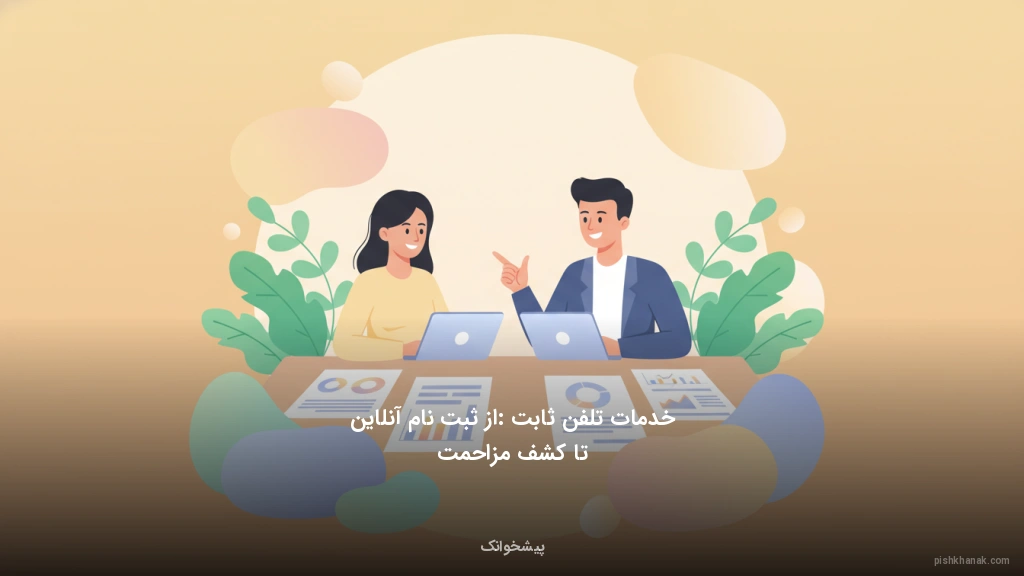 خدمات تلفن ثابت: از ثبت‌نام آنلاین تا کشف مزاحمت