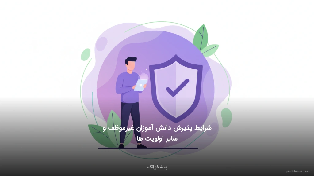 شرایط پذیرش دانشآموزان غیرموظف و سایر اولویتها
