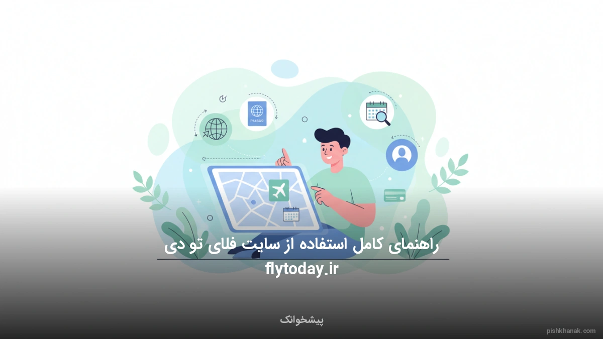 راهنمای کامل استفاده از سایت فلای تو دی flytoday.ir