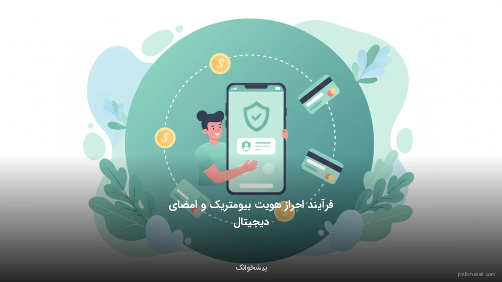 فرآیند احراز هویت بیومتریک و امضای دیجیتال