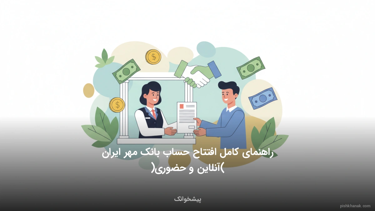 راهنمای کامل افتتاح حساب بانک مهر ایران (آنلاین و حضوری)