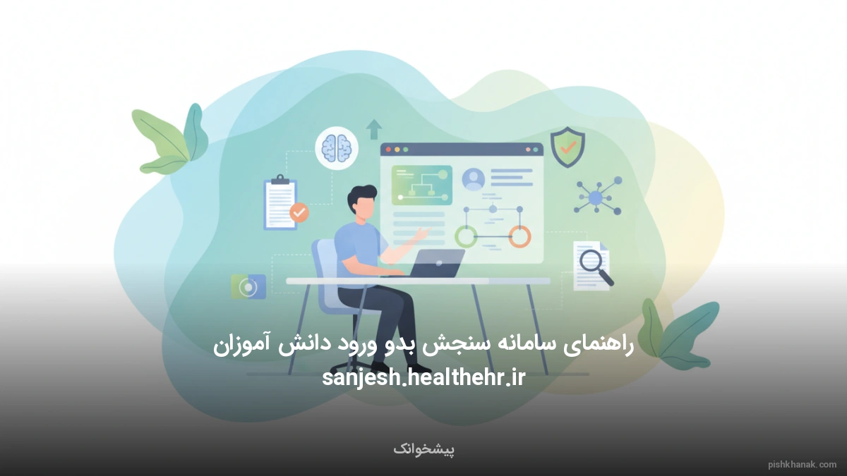 راهنمای سامانه سنجش بدو ورود دانش آموزان sanjesh.healthehr.ir