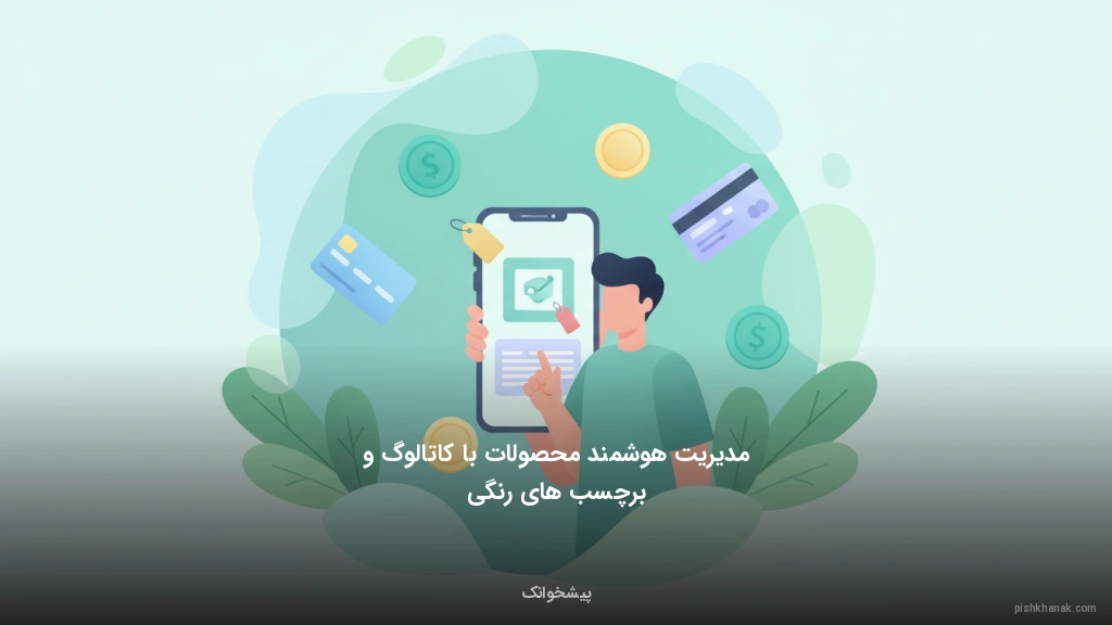 مدیریت هوشمند محصولات با کاتالوگ و برچسب‌های رنگی