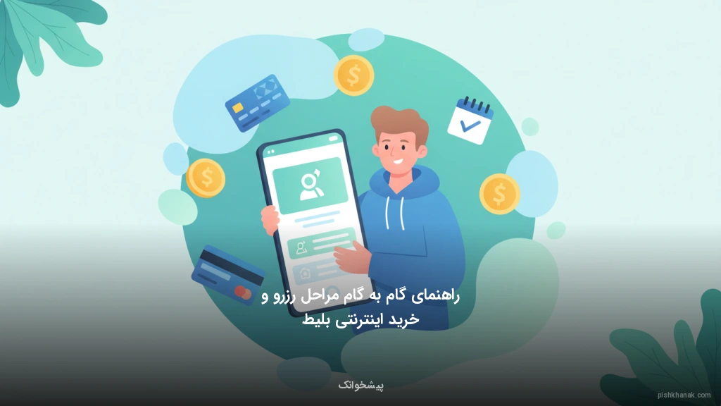 راهنمای گام‌به‌گام مراحل رزرو و خرید اینترنتی بلیط