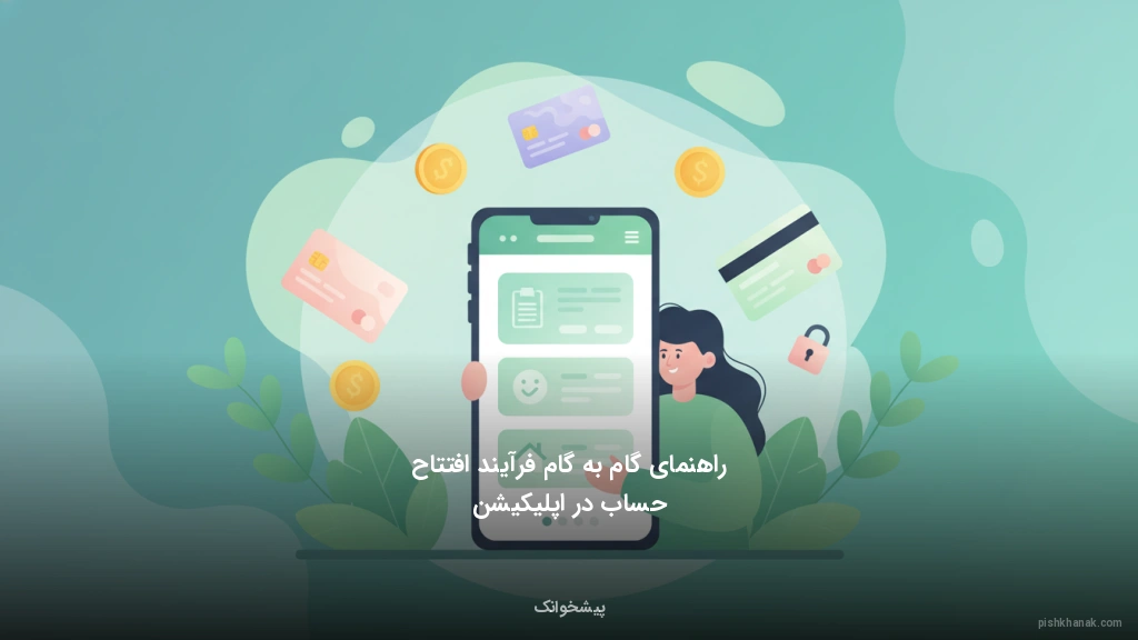 راهنمای گامبهگام فرآیند افتتاح حساب در اپلیکیشن