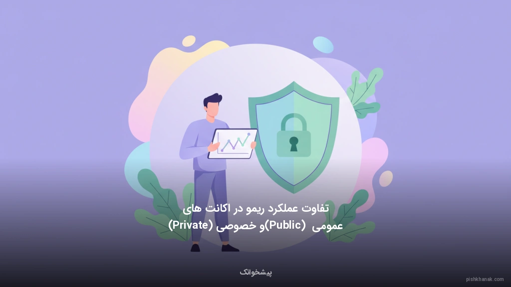 تفاوت عملکرد ریمو در اکانت‌های عمومی (Public) و خصوصی (Private)