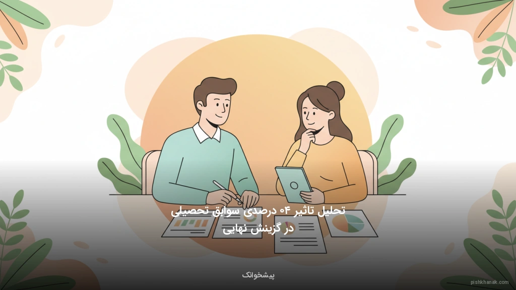 تحلیل تاثیر ۴۰ درصدی سوابق تحصیلی در گزینش نهایی