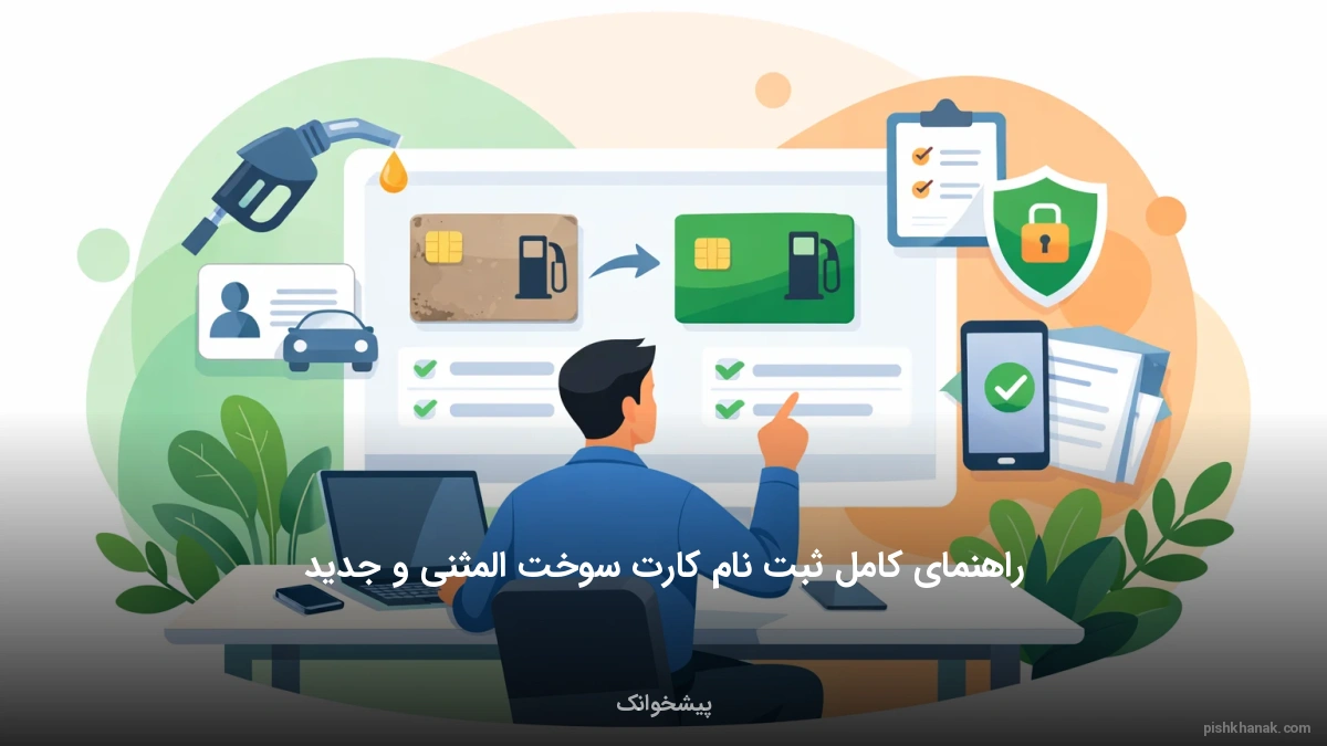 راهنمای کامل ثبت نام کارت سوخت المثنی و جدید