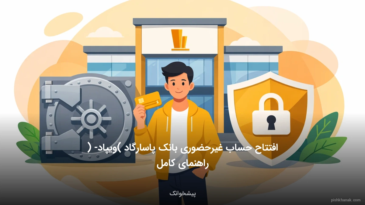 افتتاح حساب غیرحضوری بانک پاسارگاد (ویپاد) - راهنمای کامل