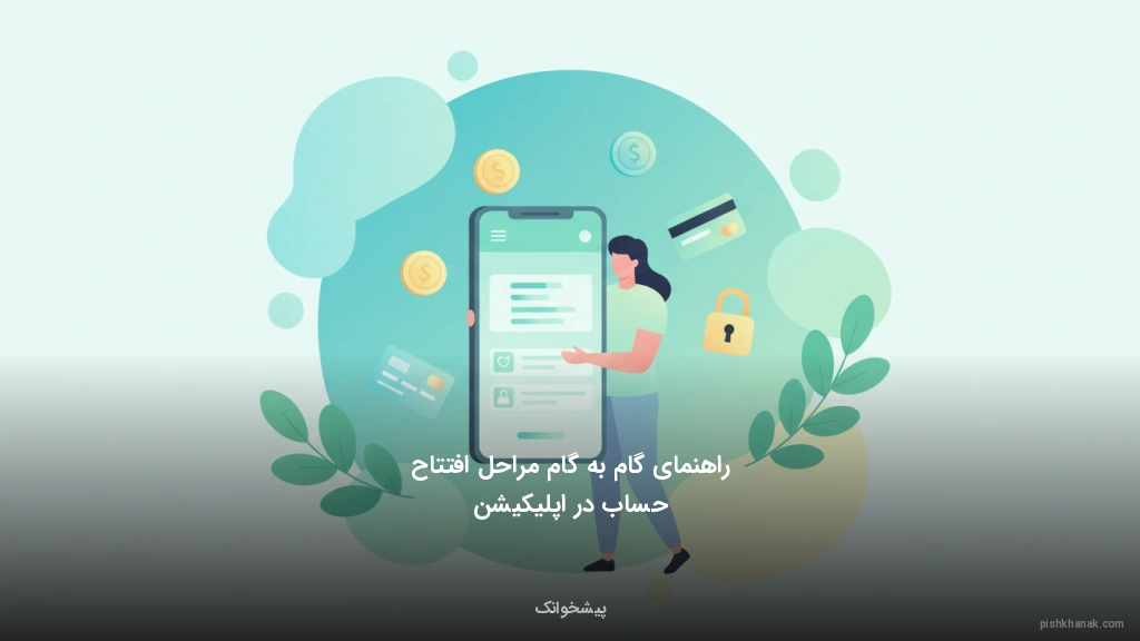 راهنمای گامبهگام مراحل افتتاح حساب در اپلیکیشن