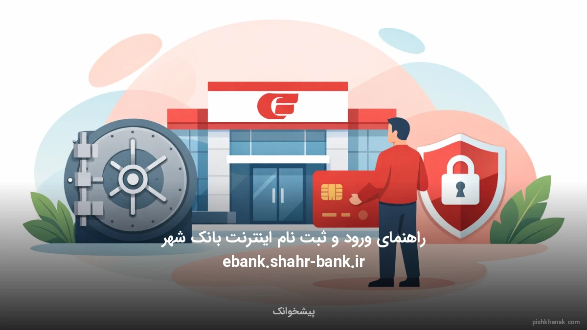 راهنمای ورود و ثبت‌نام اینترنت بانک شهر ebank.shahr-bank.ir