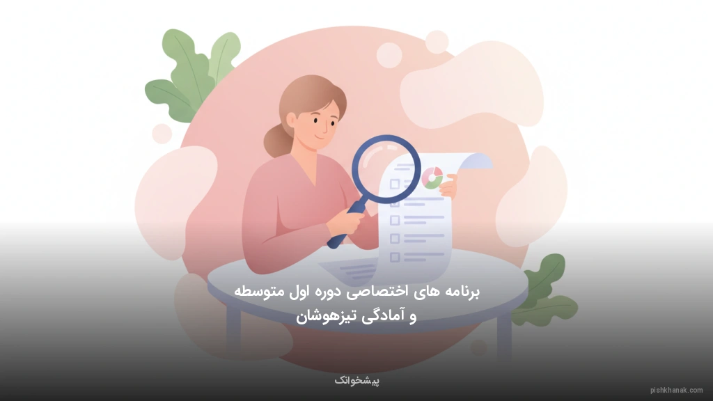 برنامههای اختصاصی دوره اول متوسطه و آمادگی تیزهوشان