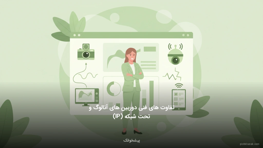 تفاوتهای فنی دوربینهای آنالوگ و تحت شبکه (IP)