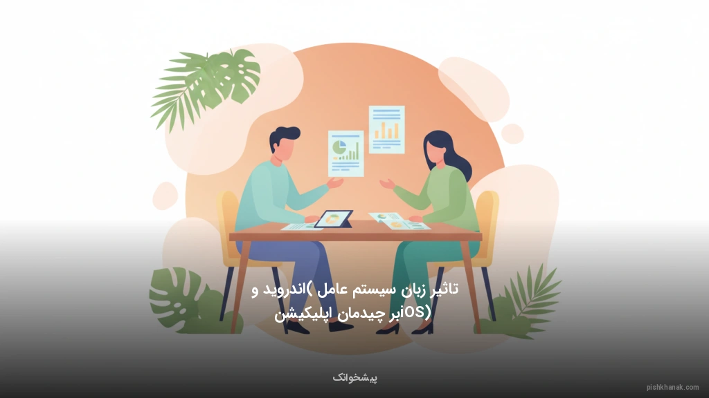 تاثیر زبان سیستم‌عامل (اندروید و iOS) بر چیدمان اپلیکیشن