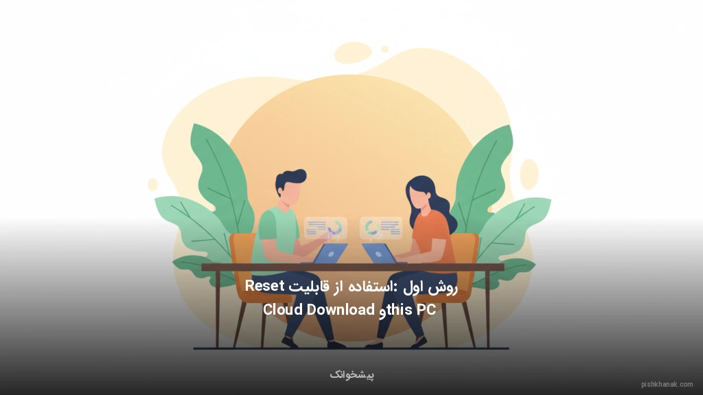 روش اول: استفاده از قابلیت Reset this PC و Cloud Download