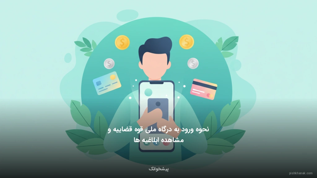 نحوه ورود به درگاه ملی قوه قضاییه و مشاهده ابلاغیه‌ها