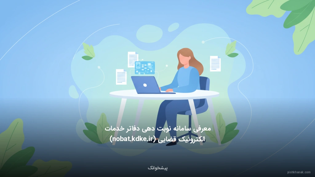 معرفی سامانه نوبت‌دهی دفاتر خدمات الکترونیک قضایی (nobat.kdke.ir)