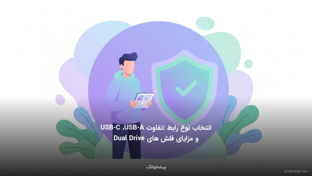 انتخاب نوع رابط: تفاوت USB-A، USB-C و مزایای فلش‌های Dual Drive