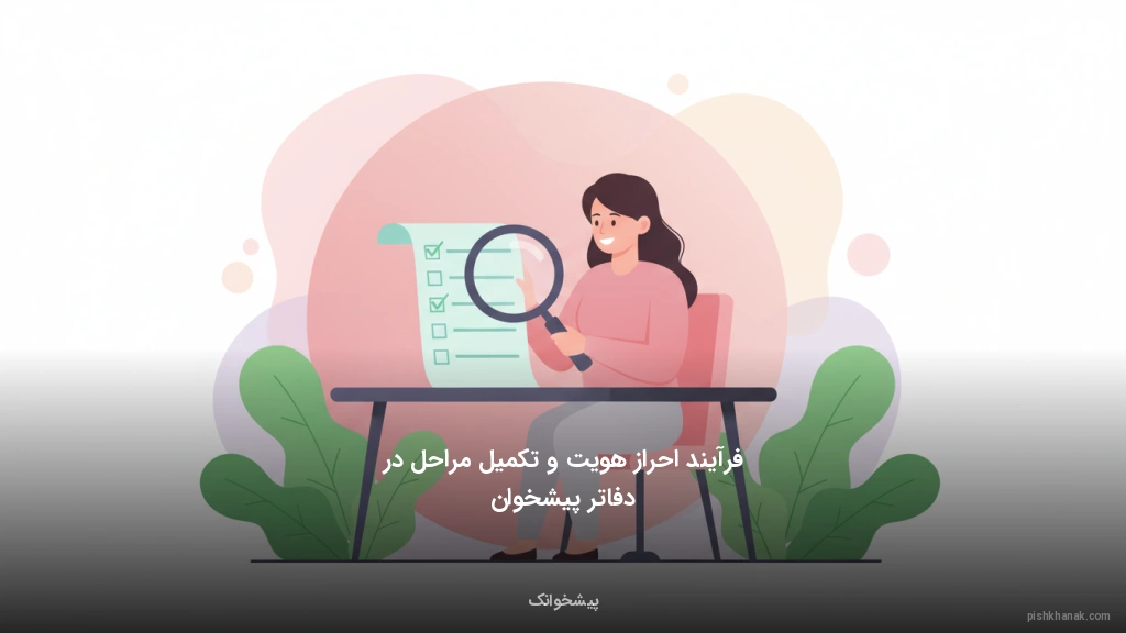 فرآیند احراز هویت و تکمیل مراحل در دفاتر پیشخوان