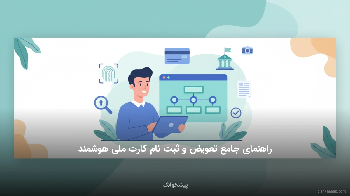 راهنمای جامع تعویض و ثبت نام کارت ملی هوشمند