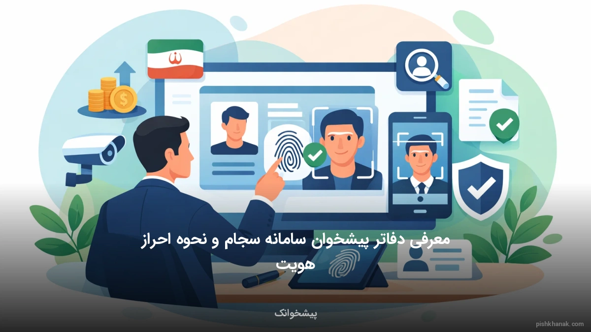 معرفی دفاتر پیشخوان سامانه سجام و نحوه احراز هویت