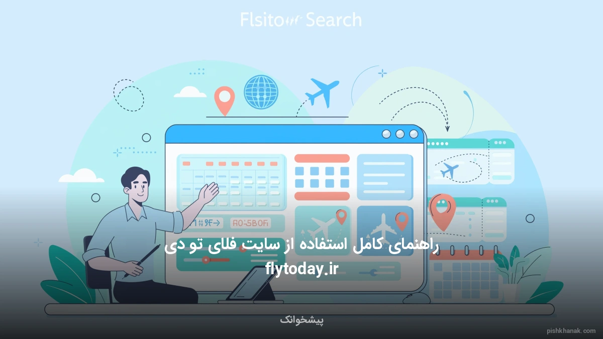 راهنمای کامل استفاده از سایت فلای تو دی flytoday.ir