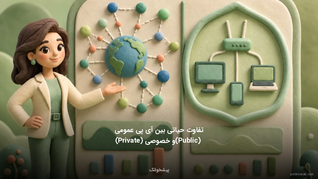 تفاوت حیاتی بین آی‌پی عمومی (Public) و خصوصی (Private)