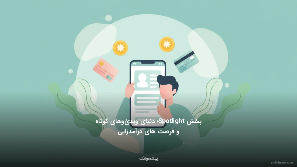 بخش Spotlight؛ دنیای ویدئوهای کوتاه و فرصتهای درآمدزایی