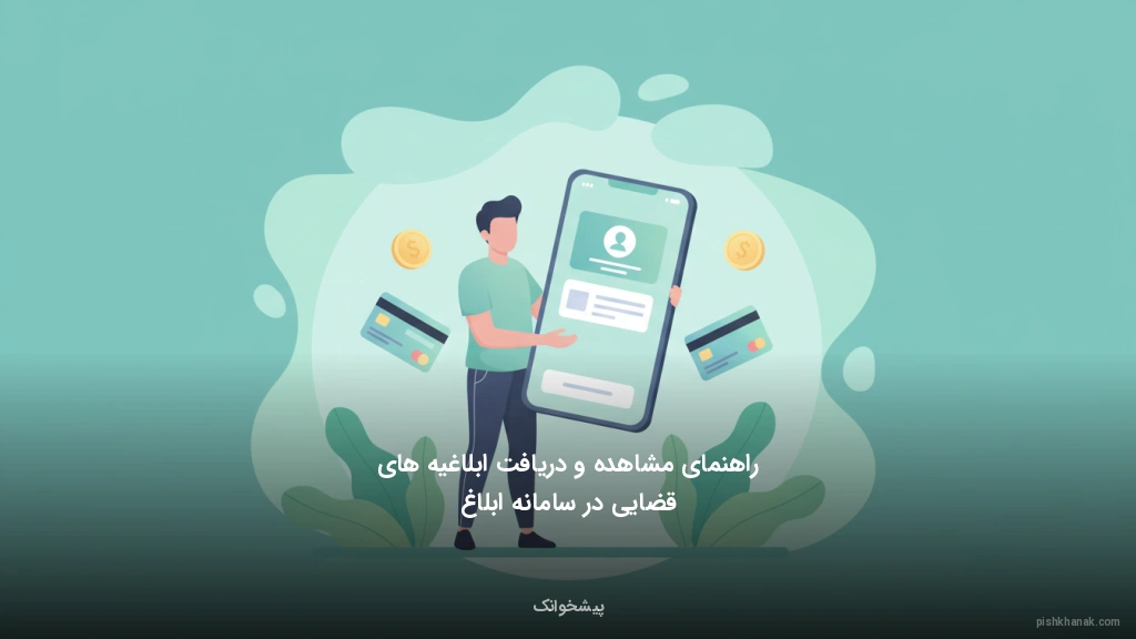 راهنمای مشاهده و دریافت ابلاغیه‌های قضایی در سامانه ابلاغ