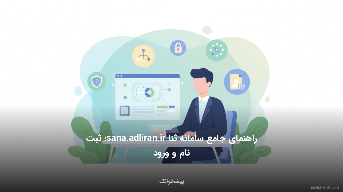 راهنمای جامع سامانه ثنا sana.adliran.ir؛ ثبت‌نام و ورود