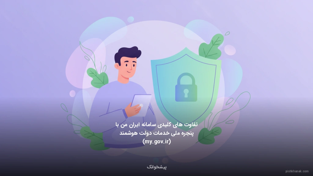 تفاوت‌های کلیدی سامانه ایران من با پنجره ملی خدمات دولت هوشمند (my.gov.ir)
