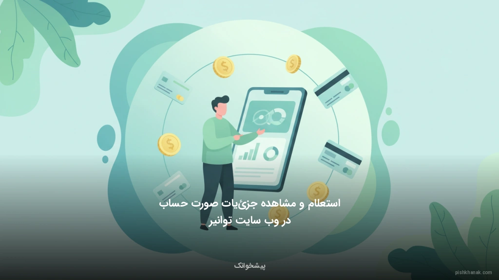 استعلام و مشاهده جزئیات صورت‌حساب در وب‌سایت توانیر