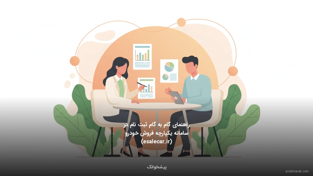 راهنمای گام‌به‌گام ثبت‌نام در سامانه یکپارچه فروش خودرو (esalecar.ir)