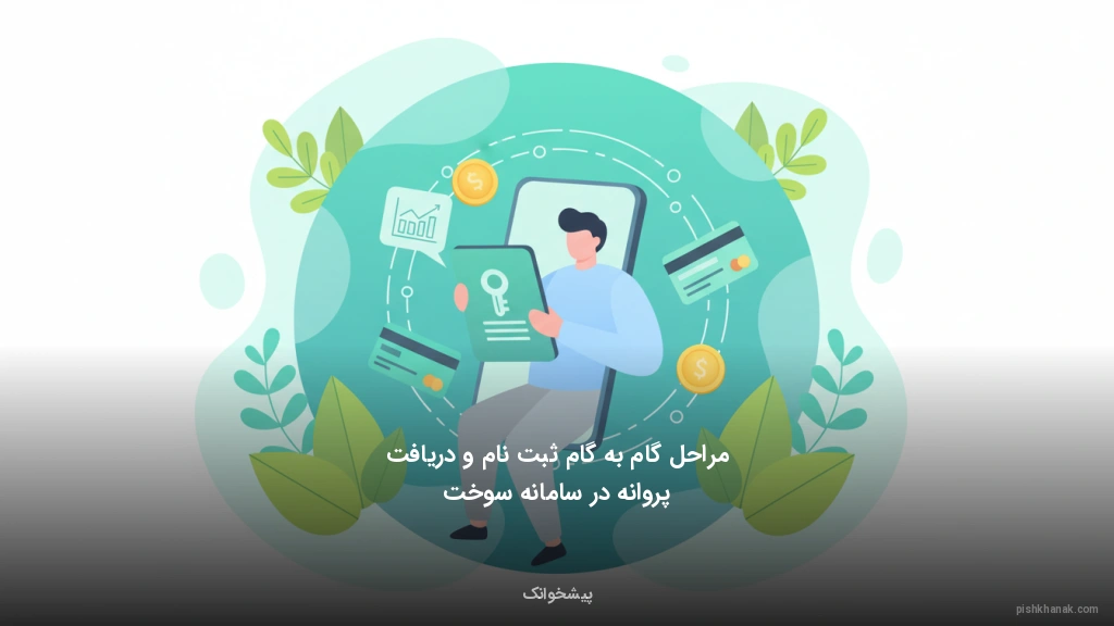 مراحل گامبهگام ثبتنام و دریافت پروانه در سامانه سوخت