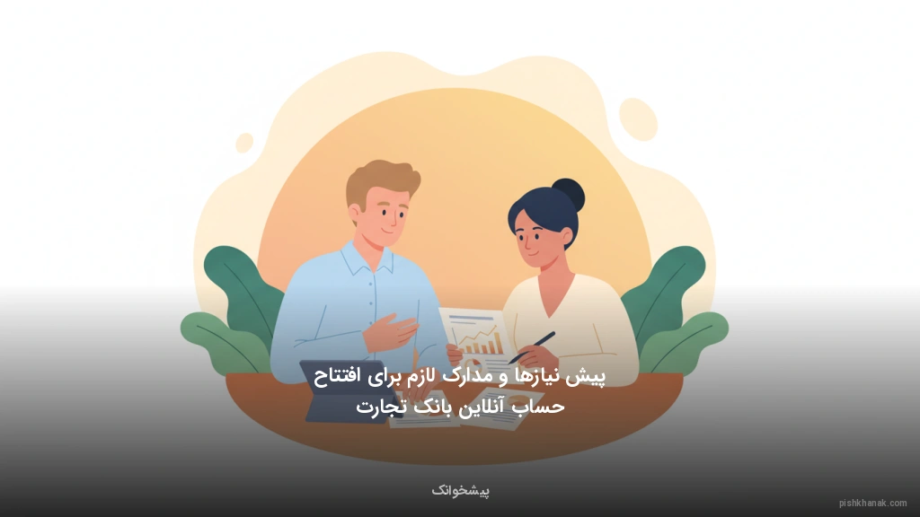 پیش‌نیازها و مدارک لازم برای افتتاح حساب آنلاین بانک تجارت