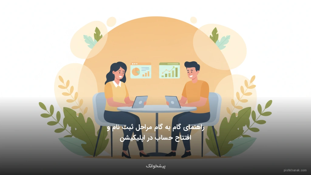 راهنمای گام‌به‌گام مراحل ثبت‌نام و افتتاح حساب در اپلیکیشن