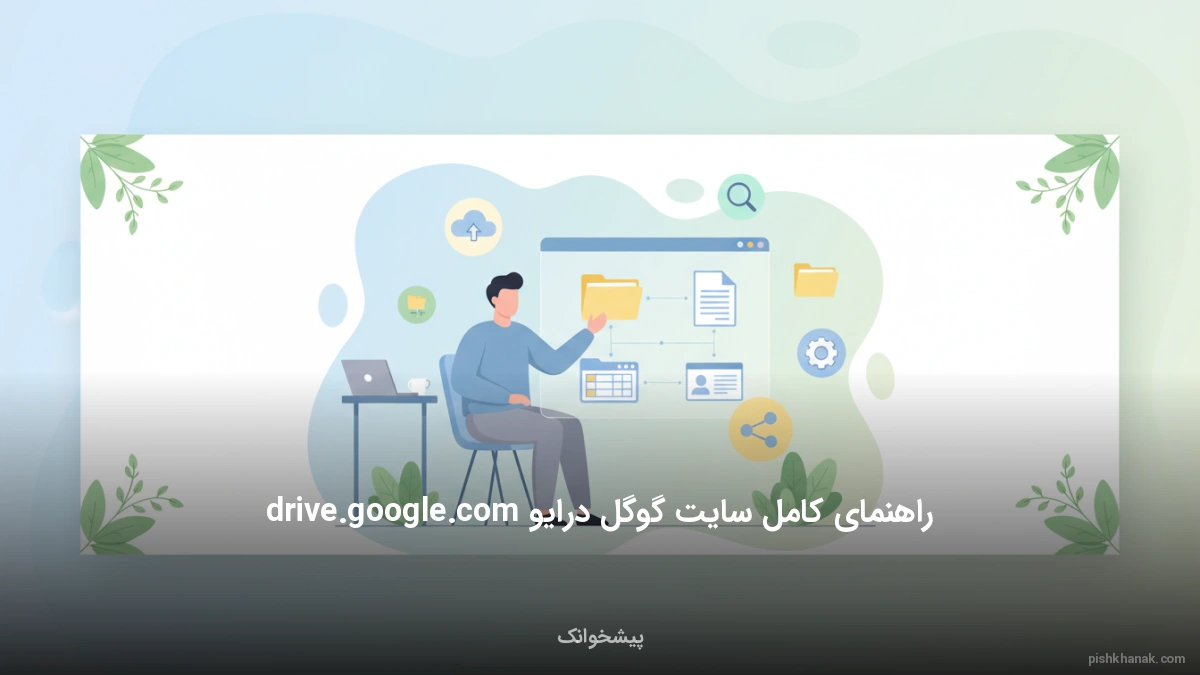 راهنمای کامل سایت گوگل درایو drive.google.com