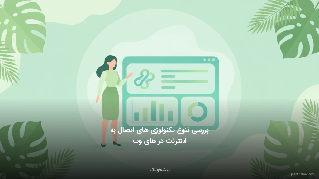 بررسی تنوع تکنولوژی‌های اتصال به اینترنت در های‌وب