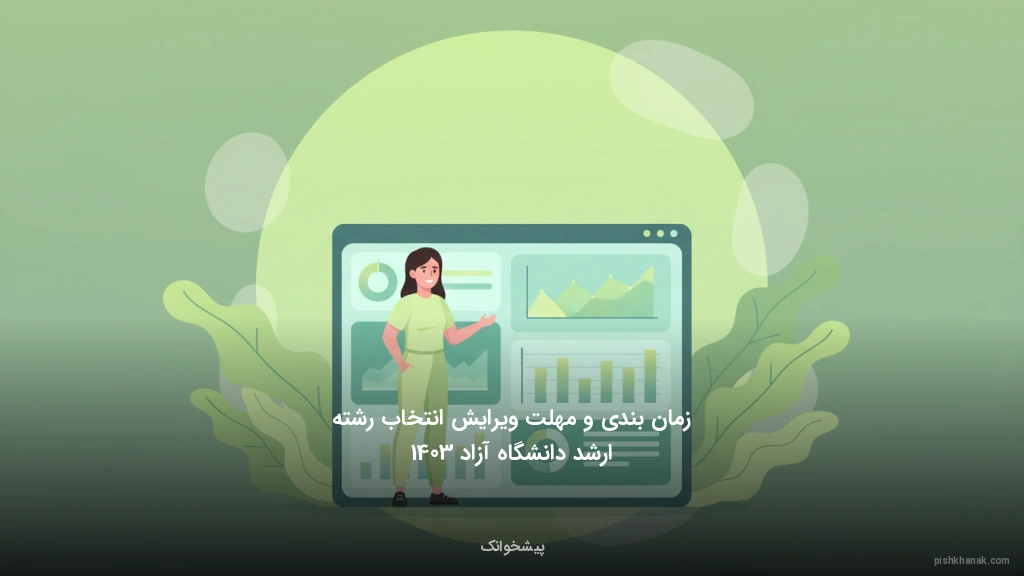 زمانبندی و مهلت ویرایش انتخاب رشته ارشد دانشگاه آزاد 1403