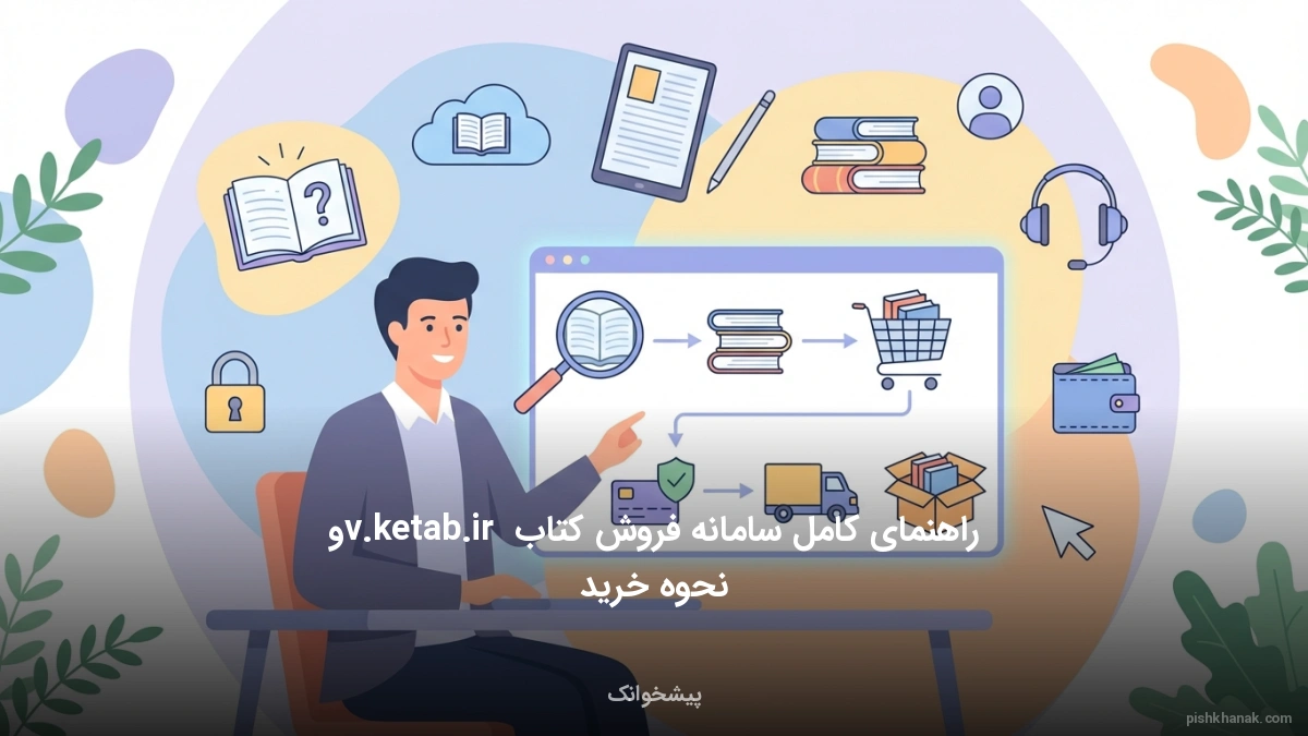 راهنمای کامل سامانه فروش کتاب v.ketab.ir و نحوه خرید