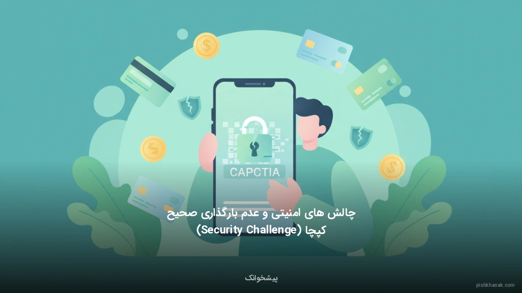 چالش‌های امنیتی و عدم بارگذاری صحیح کپچا (Security Challenge)