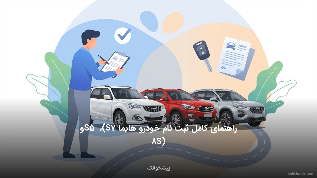 راهنمای کامل ثبت نام خودرو هایما (S7، S5 و 8S)